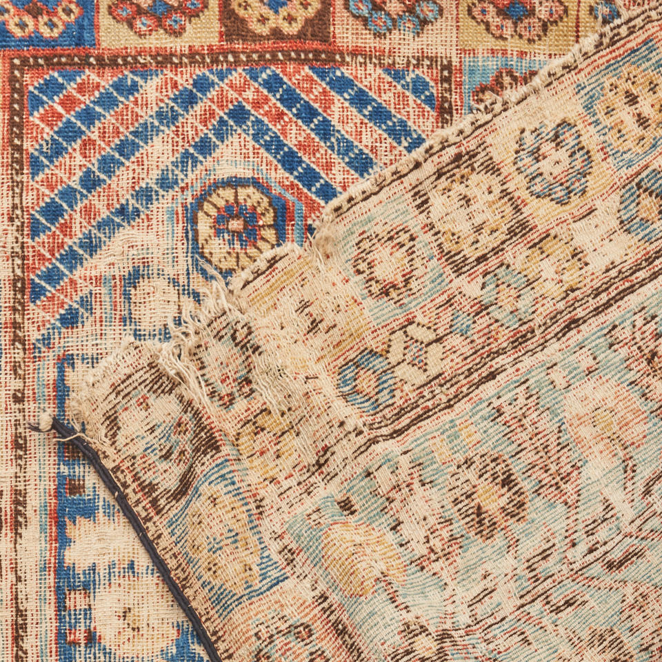 Khotan Saf Rug East Turkestan 3 ft. 2 in. x 5 ft. 9 in. - Image 2 of 3