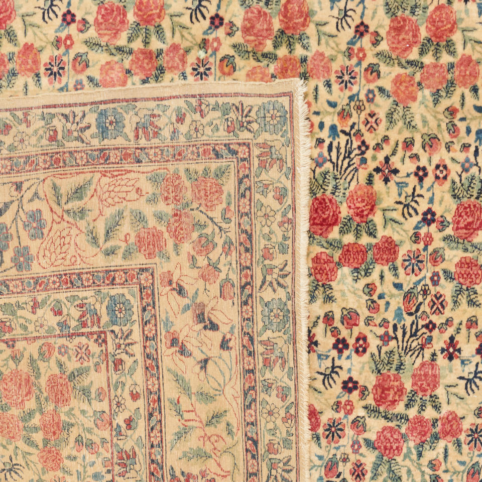 Lavar Kerman Carpet Iran 9 ft. 8 in. x 13 ft. 4 in. - Image 2 of 4