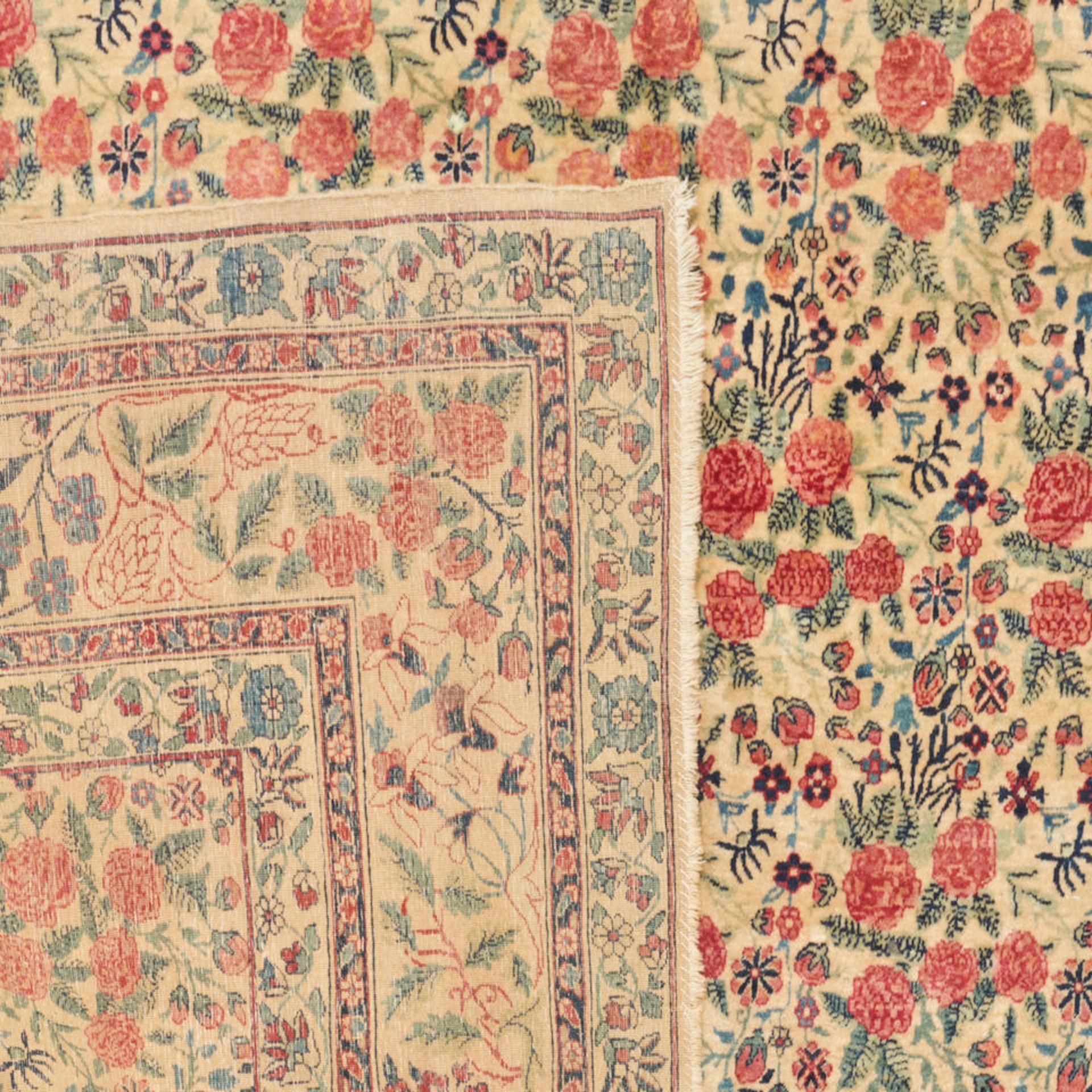 Lavar Kerman Carpet Iran 9 ft. 8 in. x 13 ft. 4 in. - Image 2 of 4