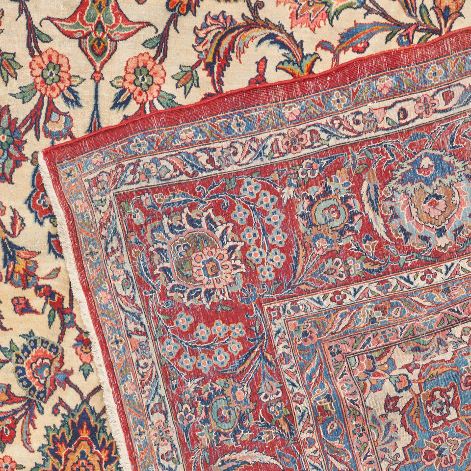 Mohtasham Kashan Carpet Iran 9 ft. 10 in. x 13 ft. 2 in. - Image 2 of 3