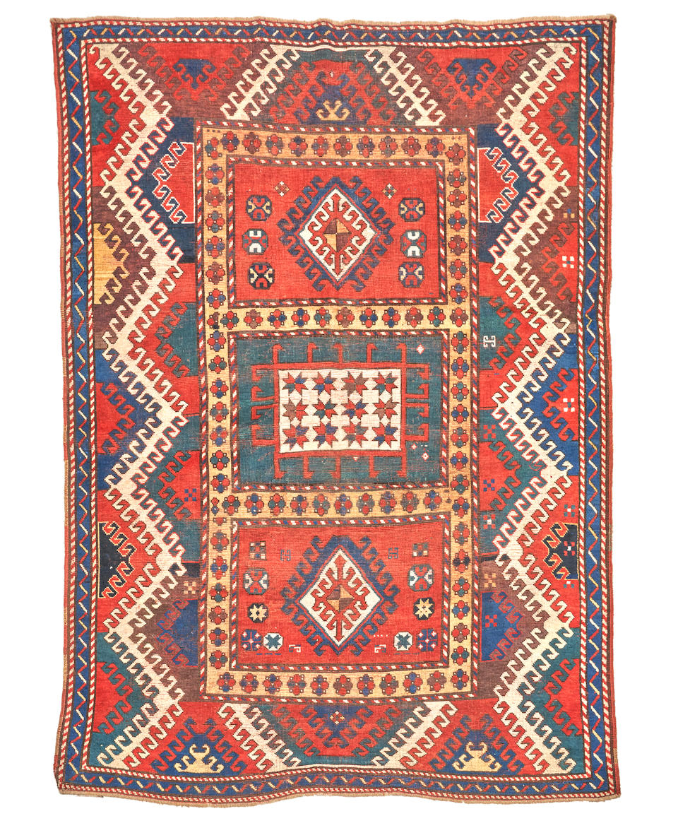 Bordjalu Kazak Rug Caucasus 5 ft. 6 in. x 7 ft. 11 in.