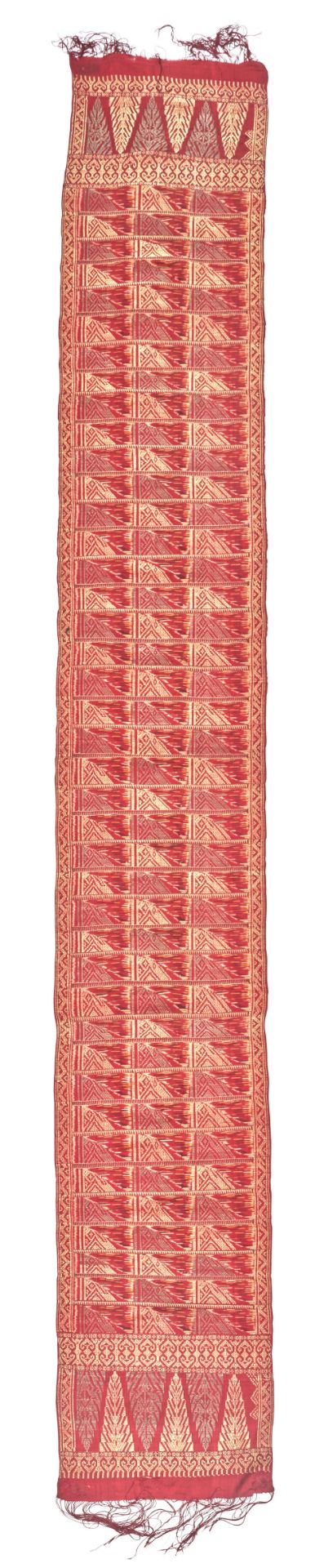 Ceremonial Shoulder or Breast Cloth (Selendang) Bali, Indonesia 13 3/4 in. x 97 in.