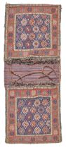 Complete Shahsavan Soumak Saddle Bags Iran 1 ft. 10 in. x 4 ft. 8 in.