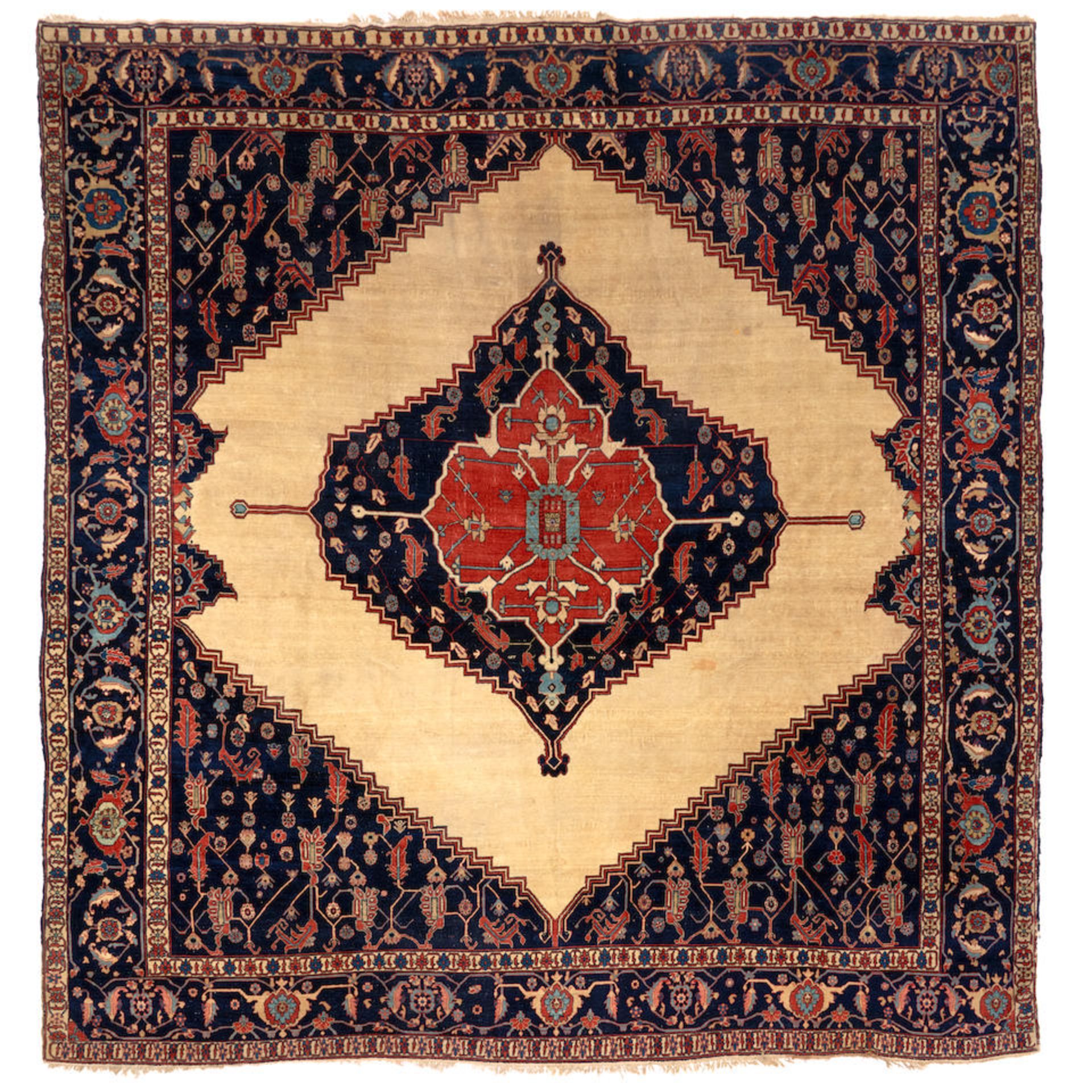 Early Malayer Carpet, Iran 10 ft. 5 in. x 10 ft. 10 in.