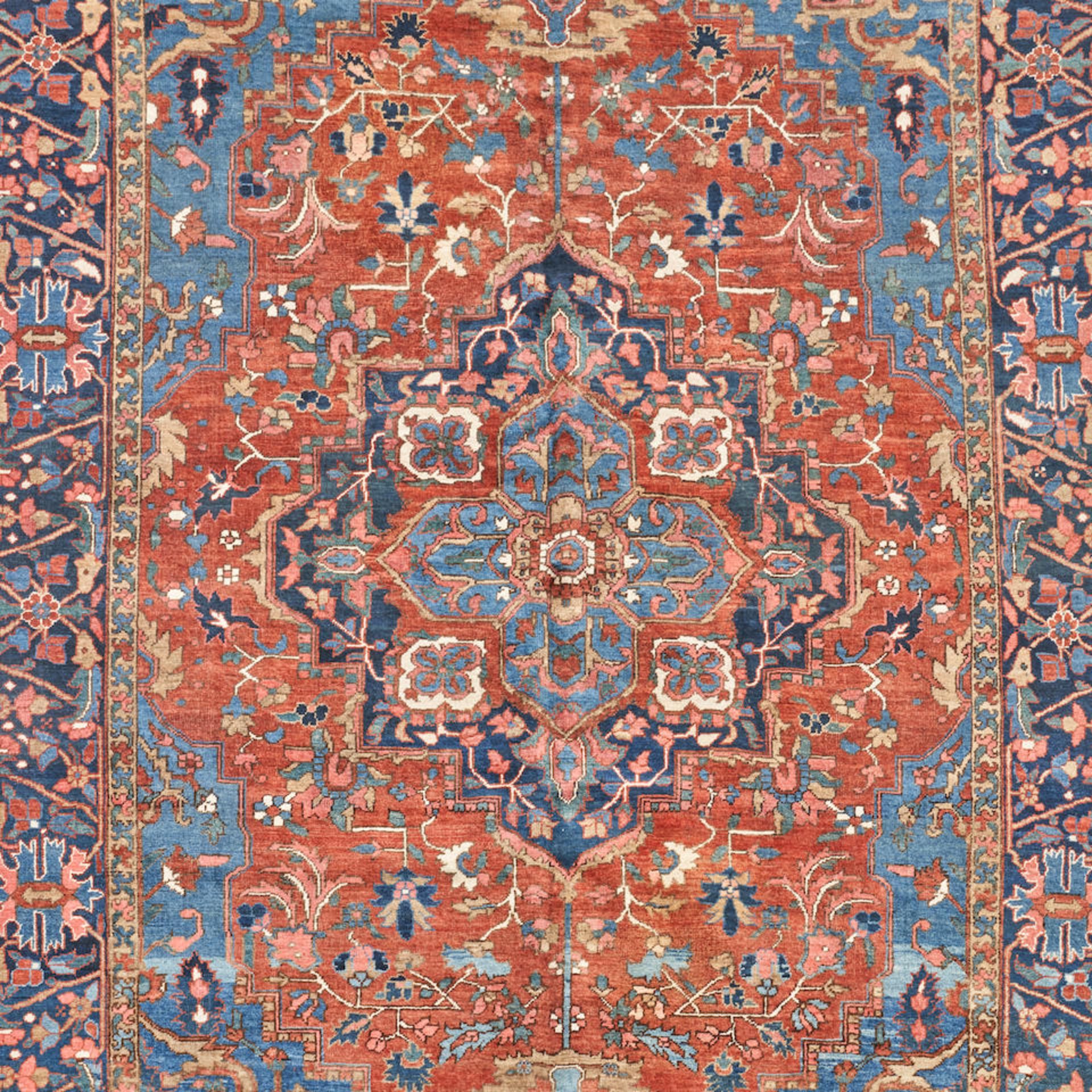 Heriz Carpet Iran 9 ft. 10 in. x 12 ft. 8 in. - Bild 3 aus 3