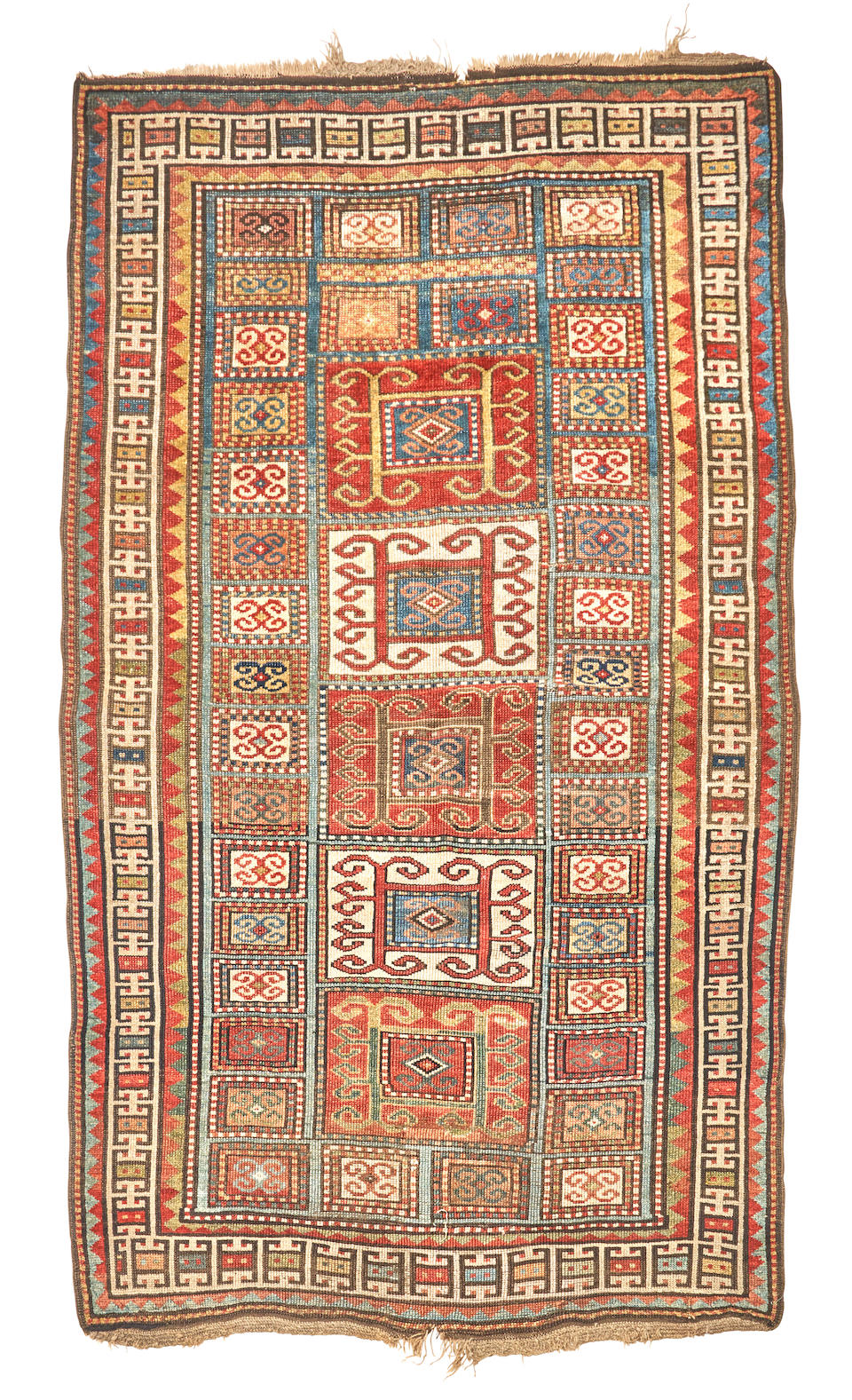 Kazak Rug Caucasus 4 ft. 2 in. x 7 ft. 4 in. - Image 2 of 4