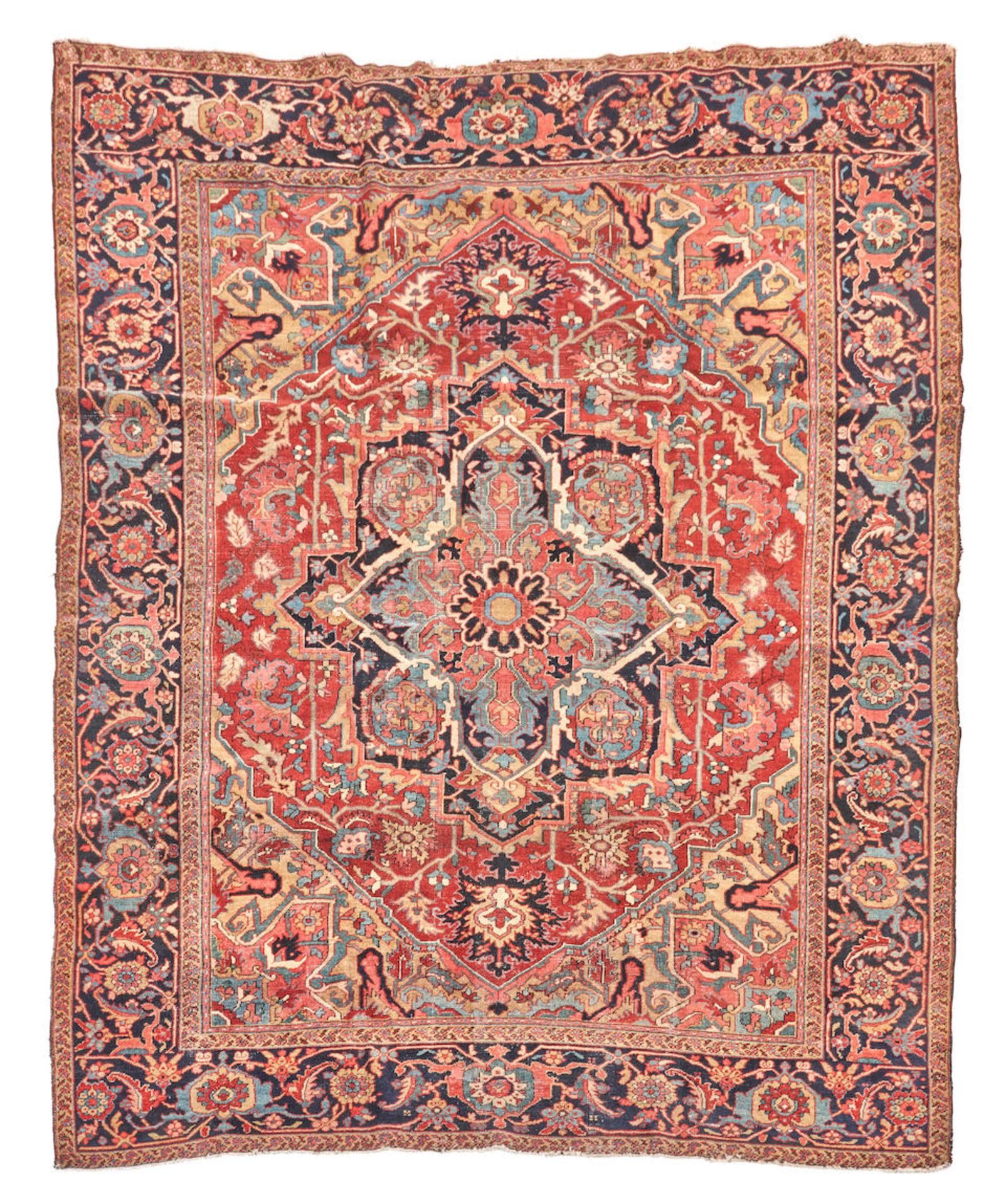 Heriz Carpet Iran 9 ft. 6 in. x 12 ft. 1 in.