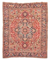 Heriz Carpet Iran 9 ft. 6 in. x 12 ft. 1 in.