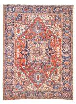 Fine Serapi or Heriz Carpet Iran 9 ft. 5 in. x 13 ft. 2 in.