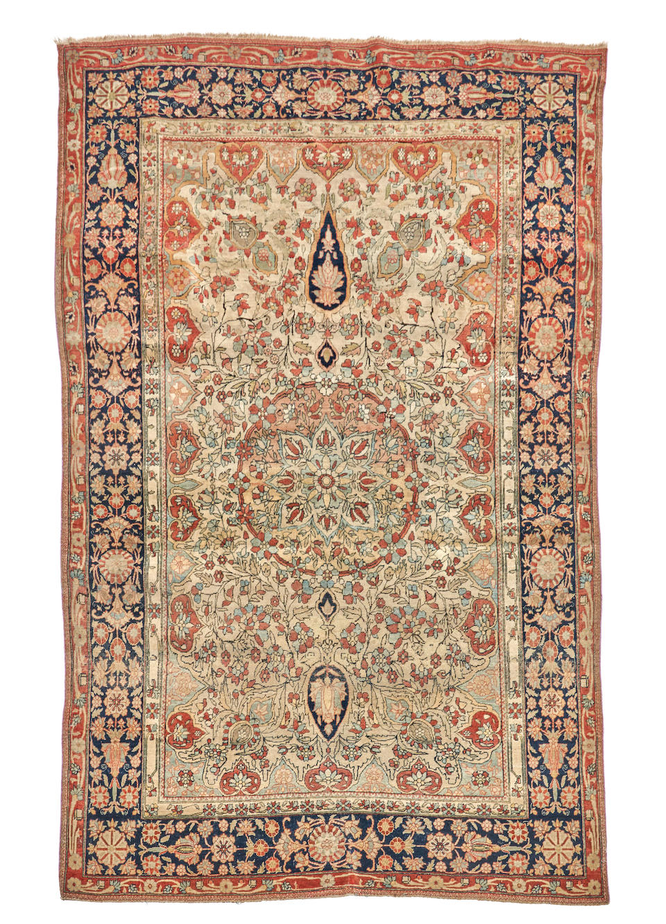 Mohtasham Kashan Iran 4 ft. 2 in. x 6 ft. 6 in.