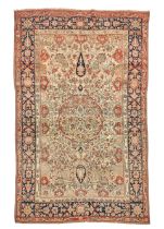 Mohtasham Kashan Iran 4 ft. 2 in. x 6 ft. 6 in.