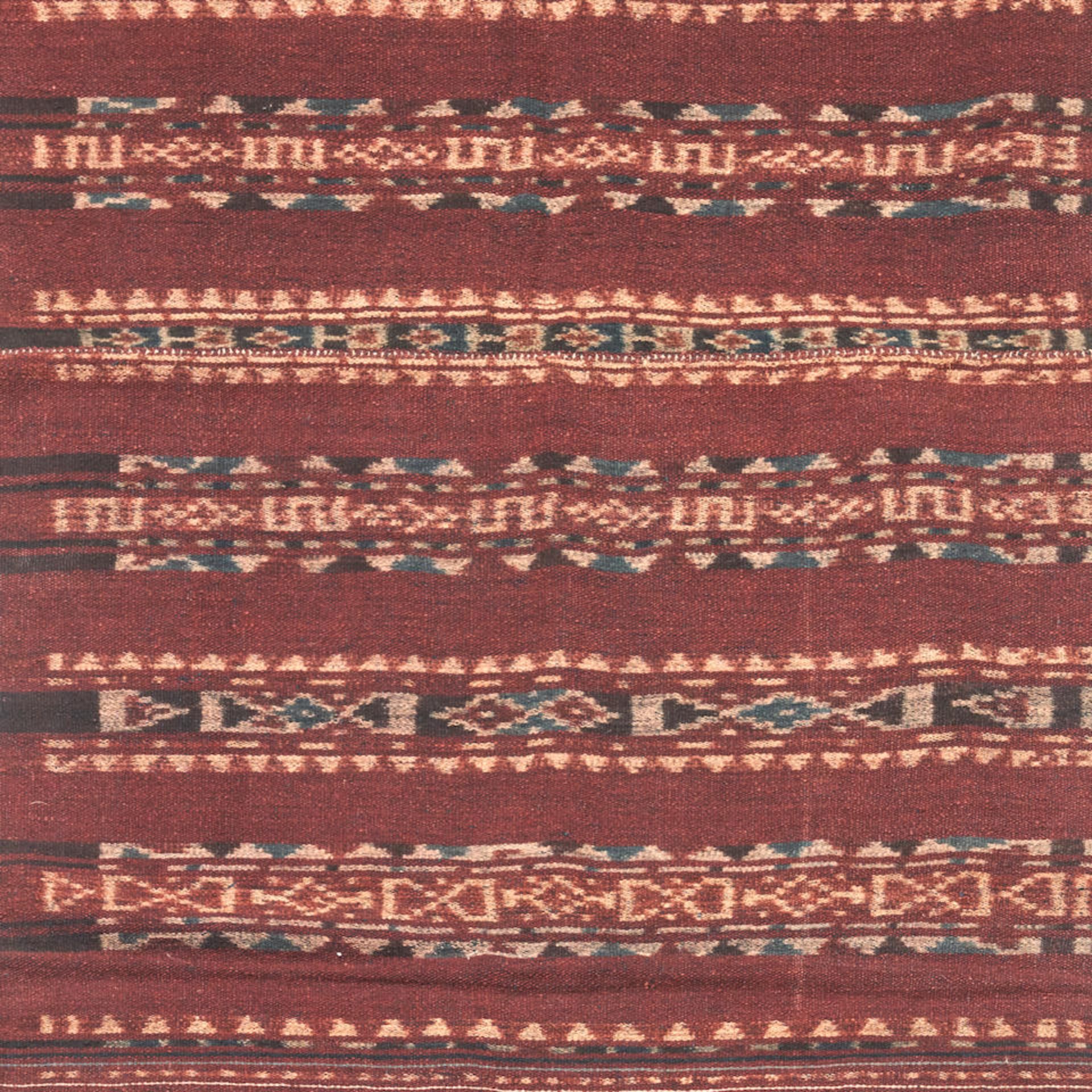 Woman's Patterned Sarong East Flores, Indonesia 23 1/2 in. x 48 in. - Bild 3 aus 3