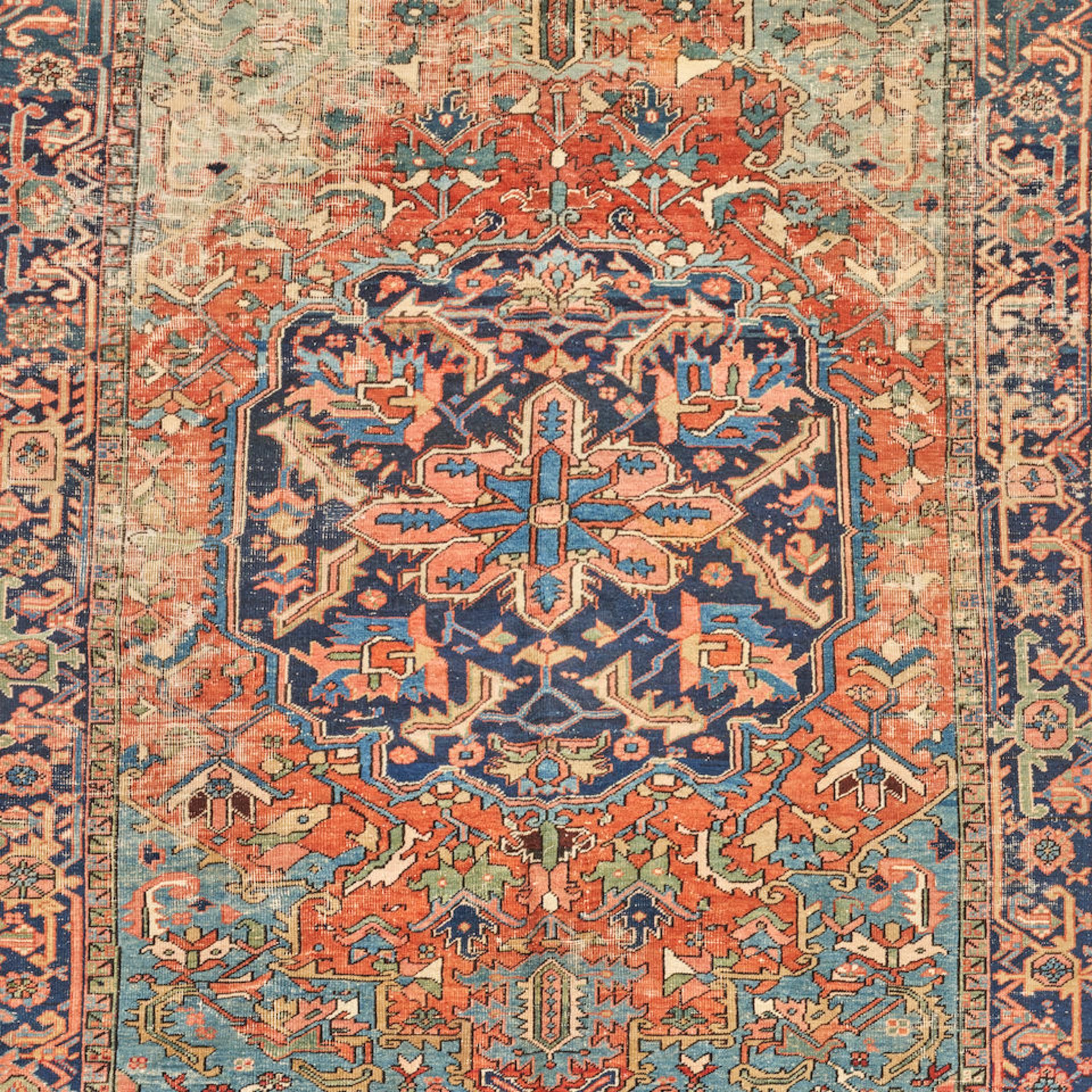 Heriz Carpet Iran 6 ft. 6 in. x 9 ft. 9 in. - Bild 3 aus 3