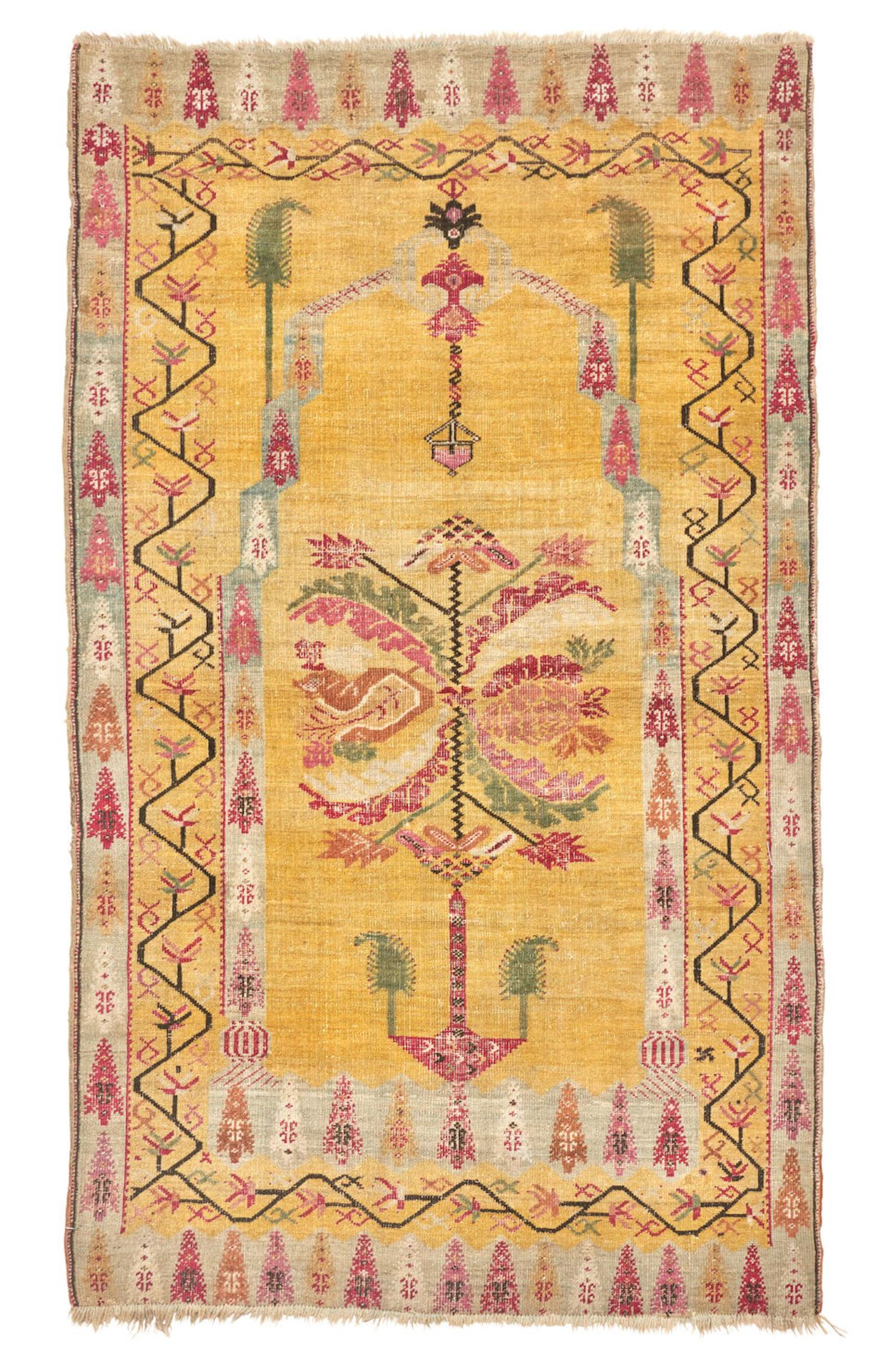 Ghiordes Prayer Rug Anatolia 3 ft. 10 in. x 6 ft. 1 in.