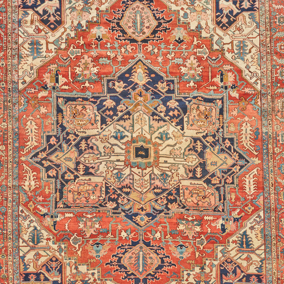 Heriz Serapi Carpet Iran 11 ft. x 13 ft. 4 in. - Image 3 of 3