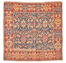 Early Caucasian Gallery Carpet Caucasus 7 ft. 6 in. x 7 ft. 8 in.