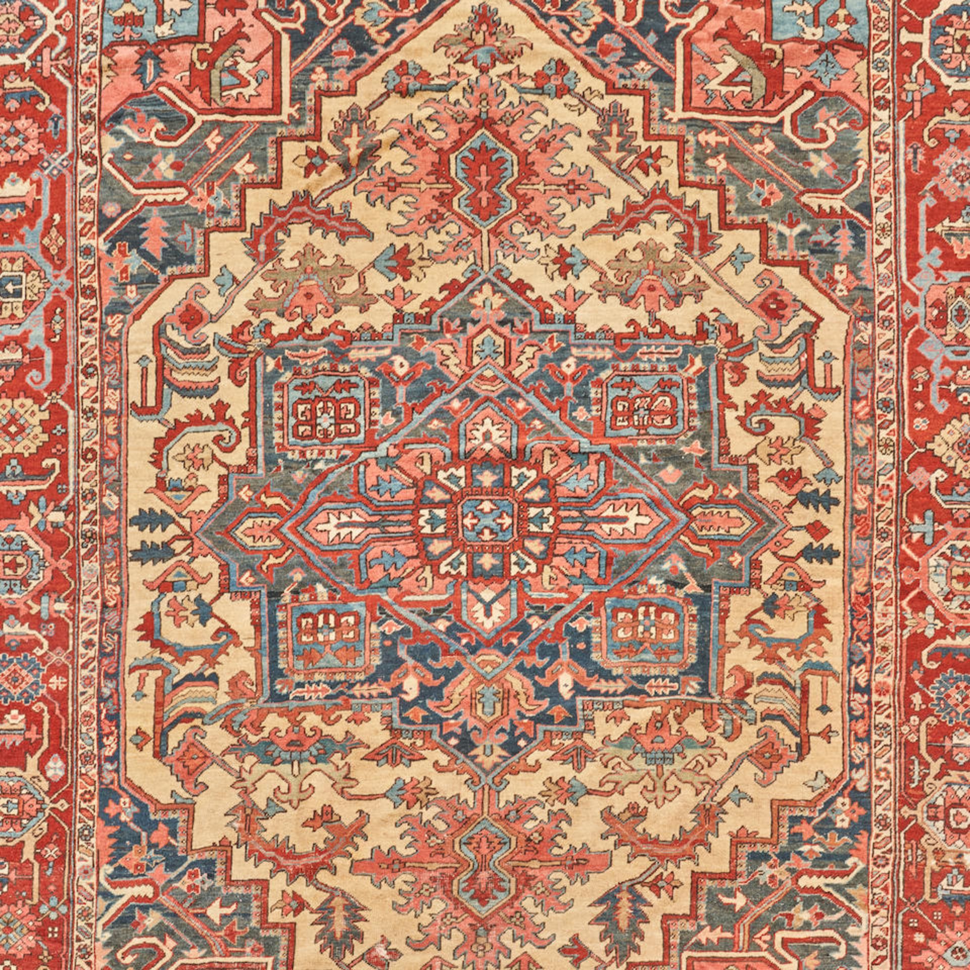 Heriz Carpet Iran 9 ft. 9 in. x 13 ft. 5 in. - Bild 3 aus 3