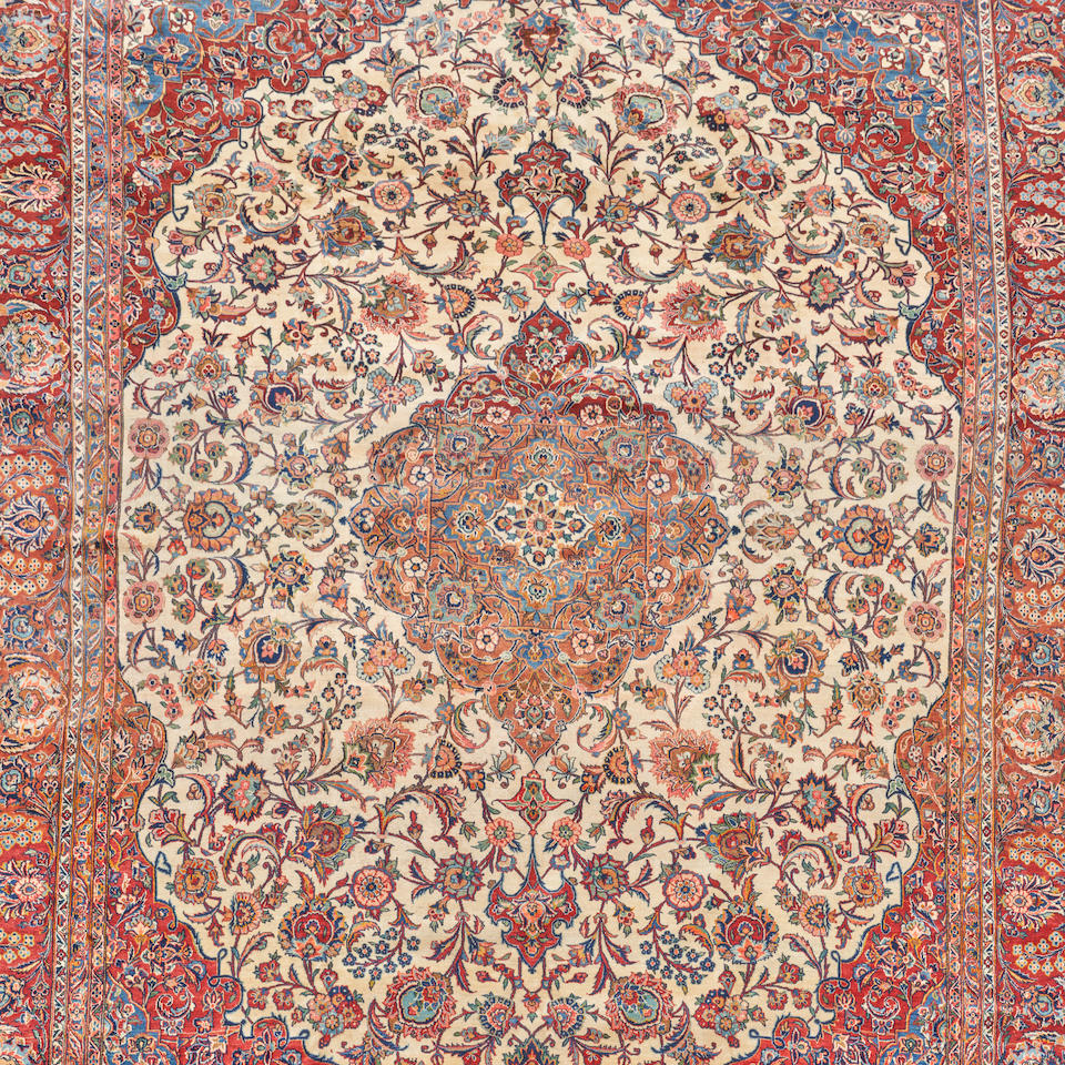Mohtasham Kashan Carpet Iran 9 ft. 10 in. x 13 ft. 2 in. - Image 3 of 3