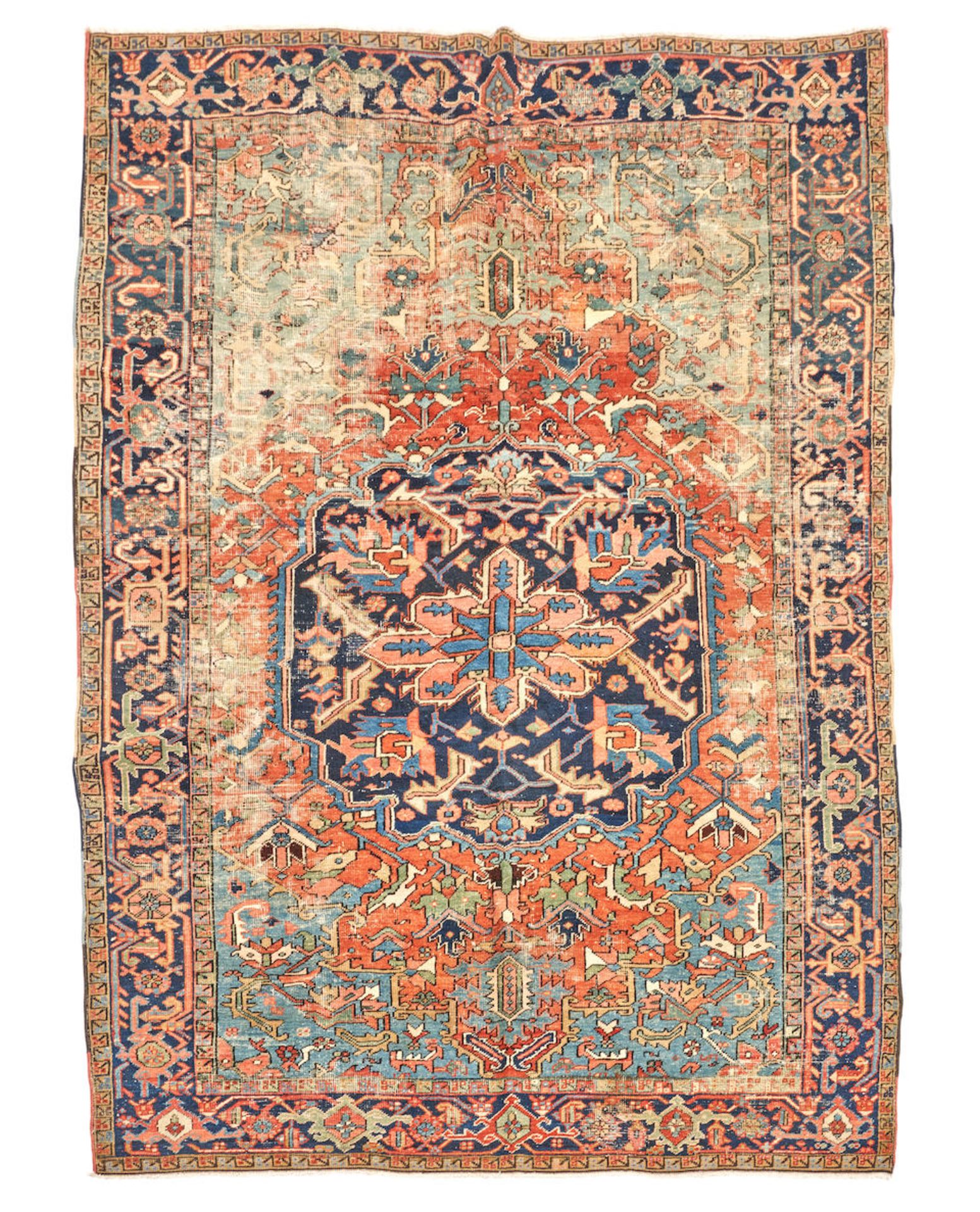 Heriz Carpet Iran 6 ft. 6 in. x 9 ft. 9 in.