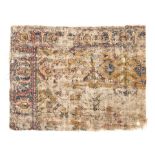Early Indo-Isfahan Rug Fragment India 4 ft. 4 in. x 3 ft. 5 in.