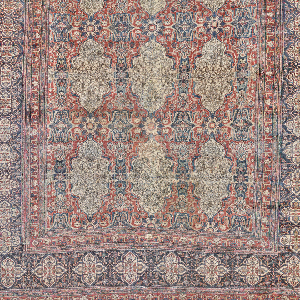 Mohtasham Kashan Carpet Iran 7 ft. 4 in. x 11 ft. - Image 3 of 3