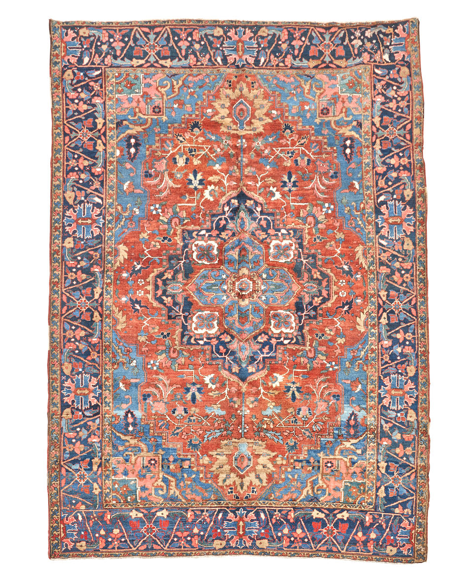 Heriz Carpet Iran 9 ft. 10 in. x 12 ft. 8 in.
