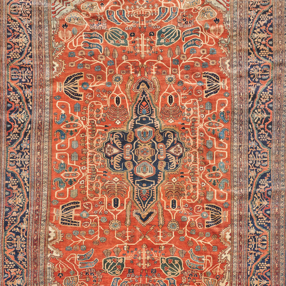 Feraghan Sarouk Carpet Iran 8 ft. 6 in. x 11 ft. 7 in. - Image 3 of 3