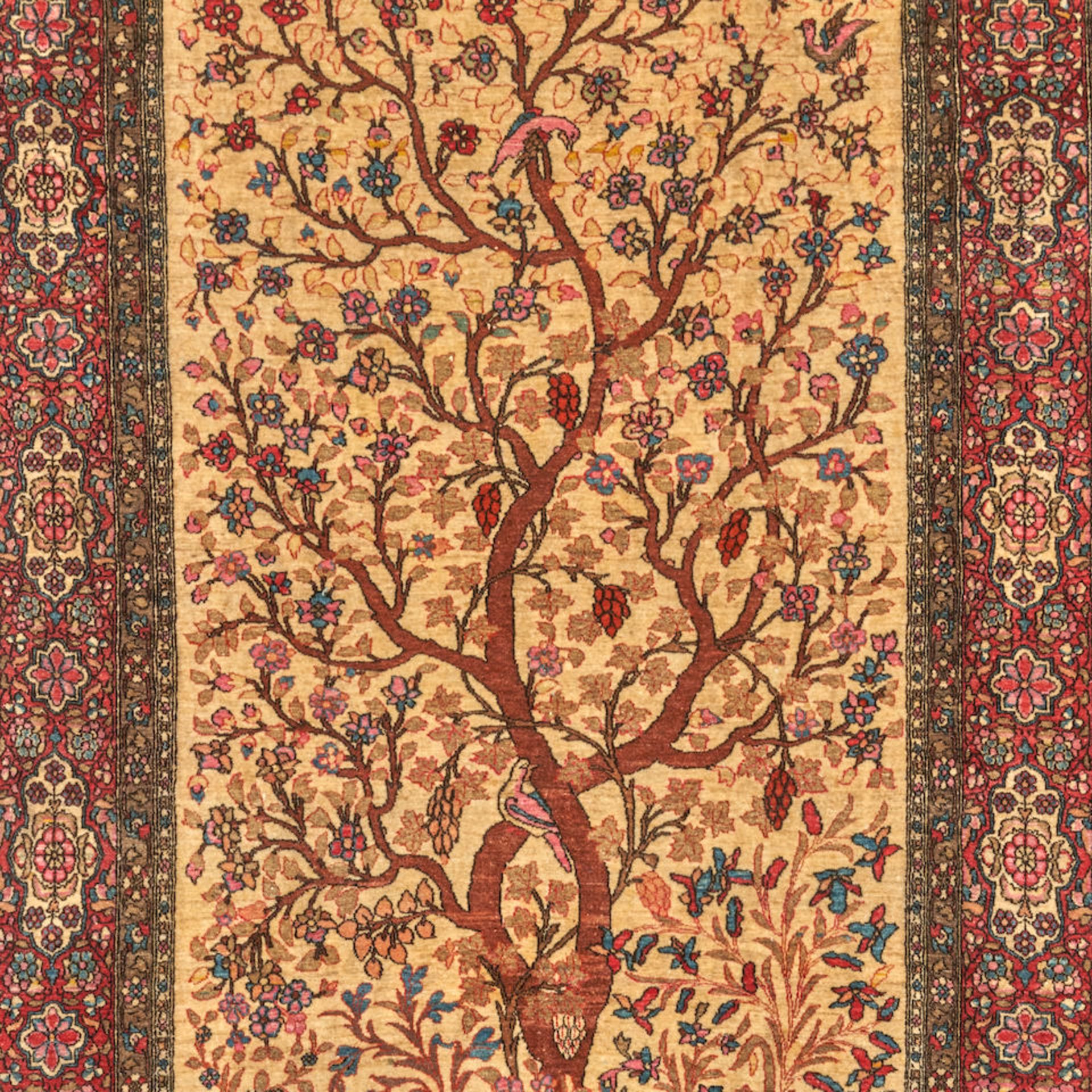 Isphahan Rug Iran 4 ft. 5 in. x 6 ft. 6 in. - Image 3 of 3