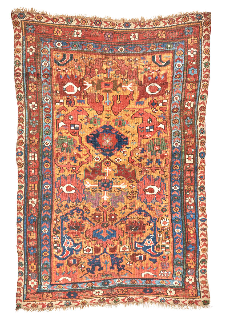 Sauj Bulaj Kurdish Rug Iran 4 ft. 2 in. x 6 ft.