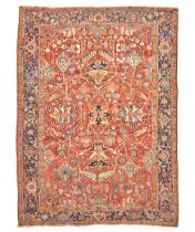 Heriz Carpet Iran 7 ft. 7 in. x 9 ft. 11 in.