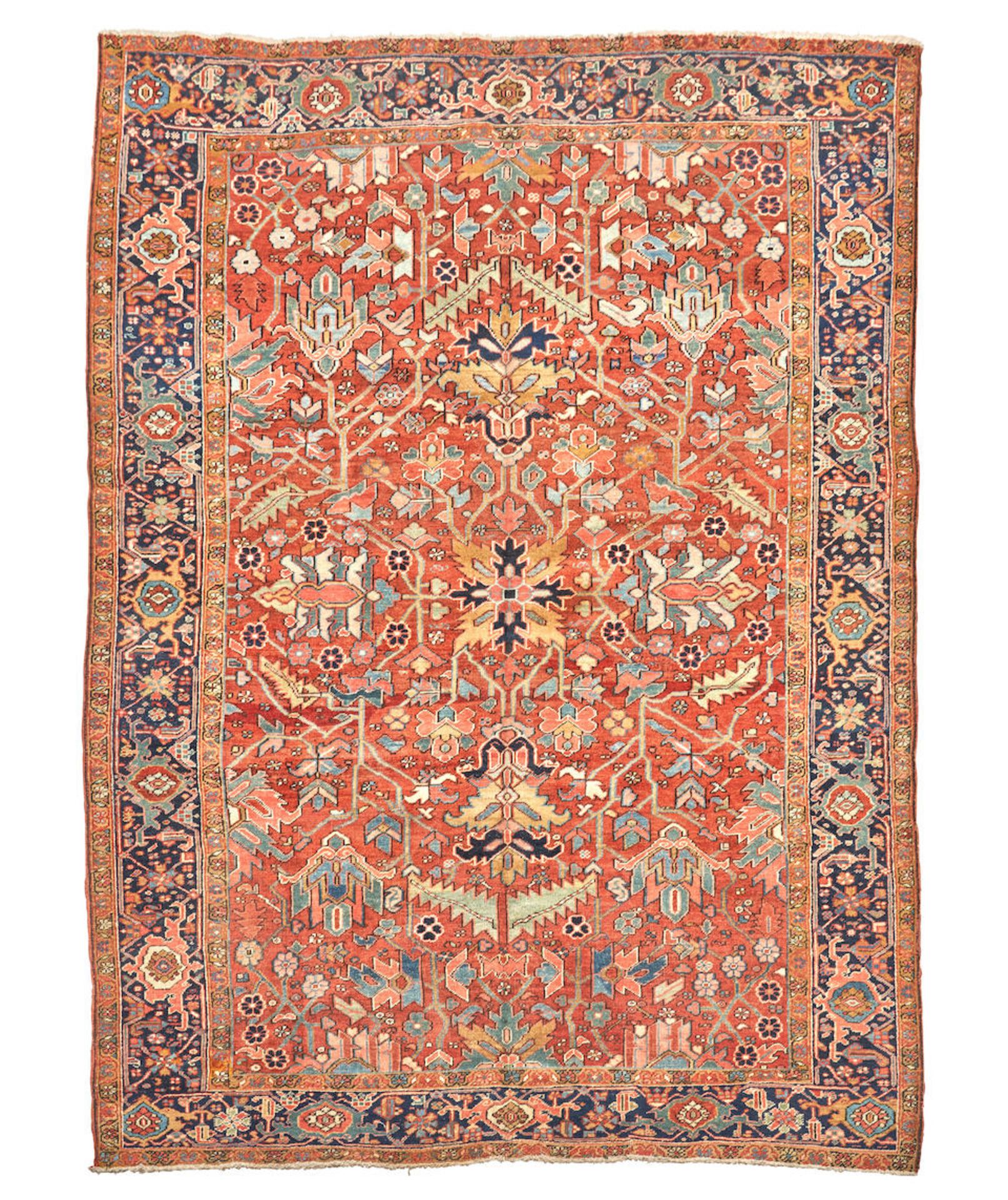 Heriz Carpet Iran 7 ft. 7 in. x 9 ft. 11 in.