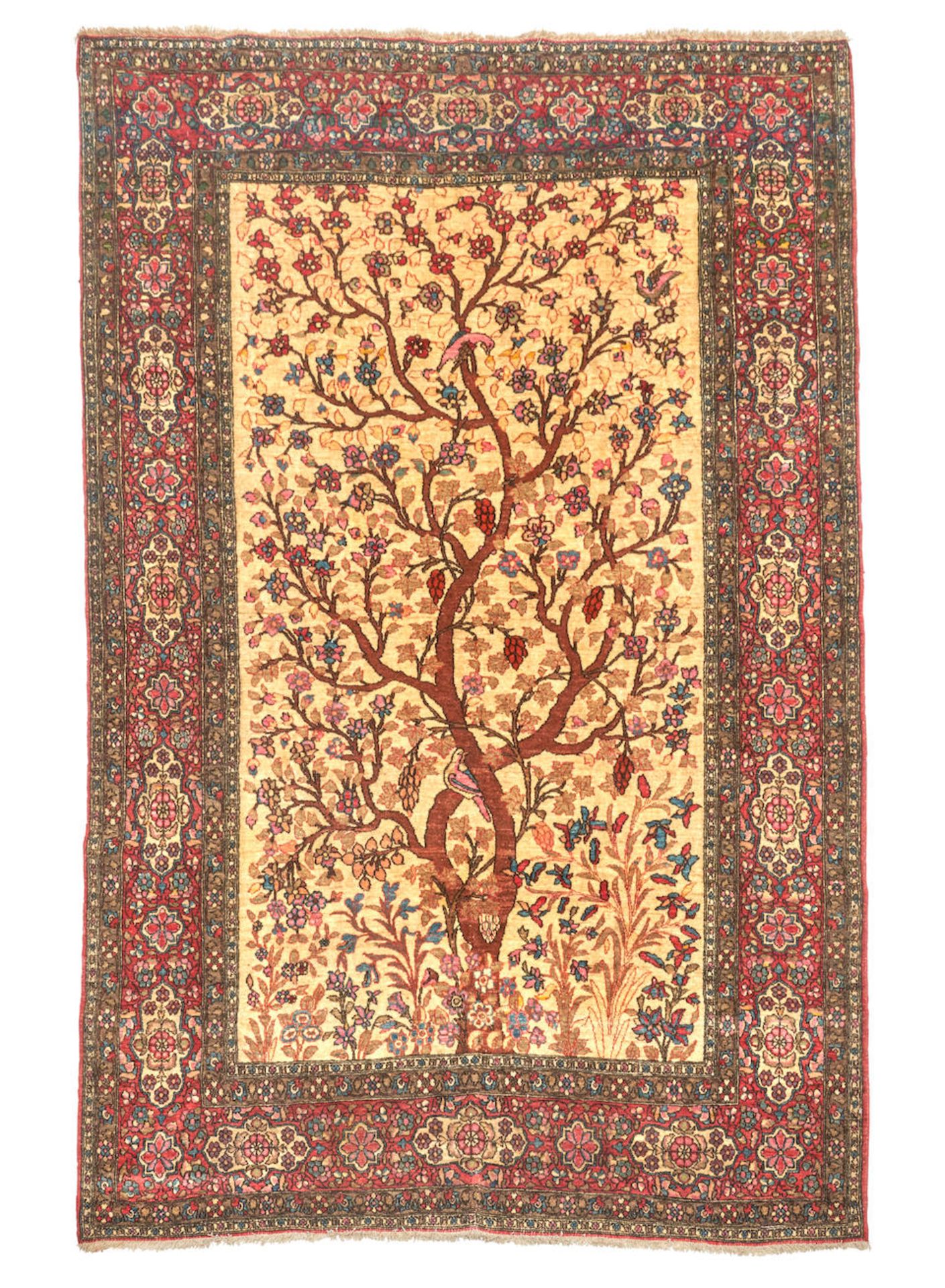 Isphahan Rug Iran 4 ft. 5 in. x 6 ft. 6 in.