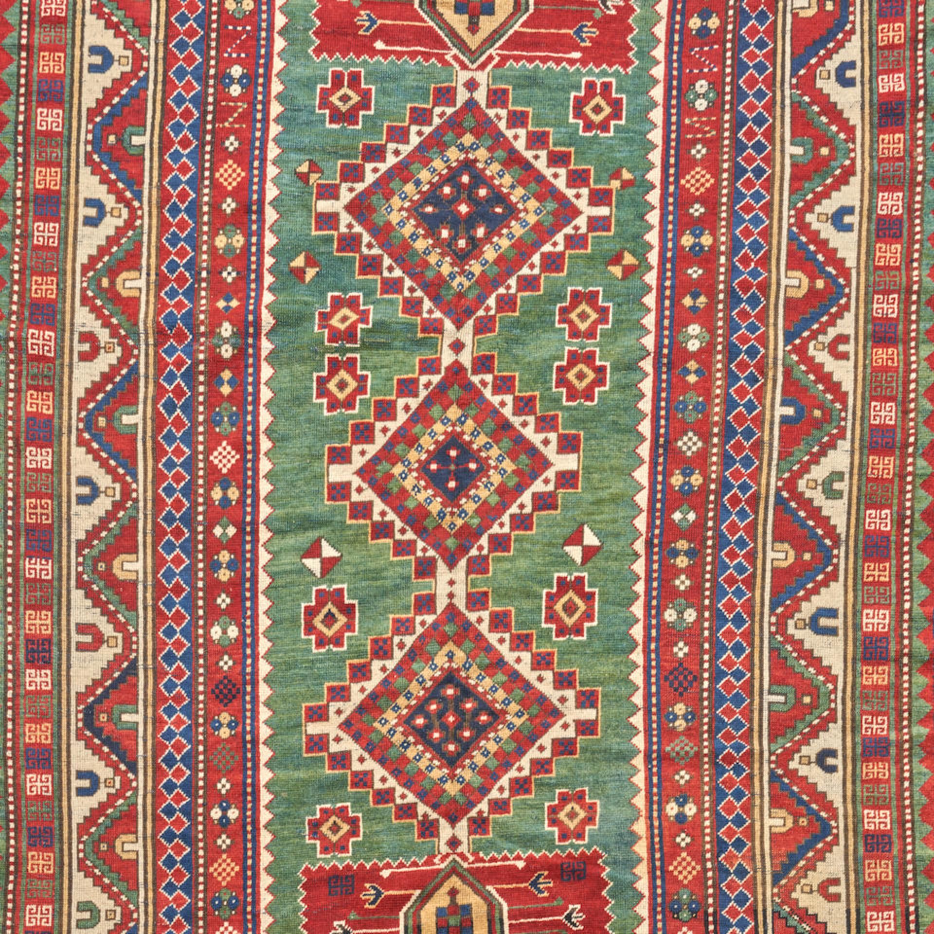 Kazak Rug Caucasus 5 ft. 2 in. x 8 ft. 9 in. - Bild 3 aus 3