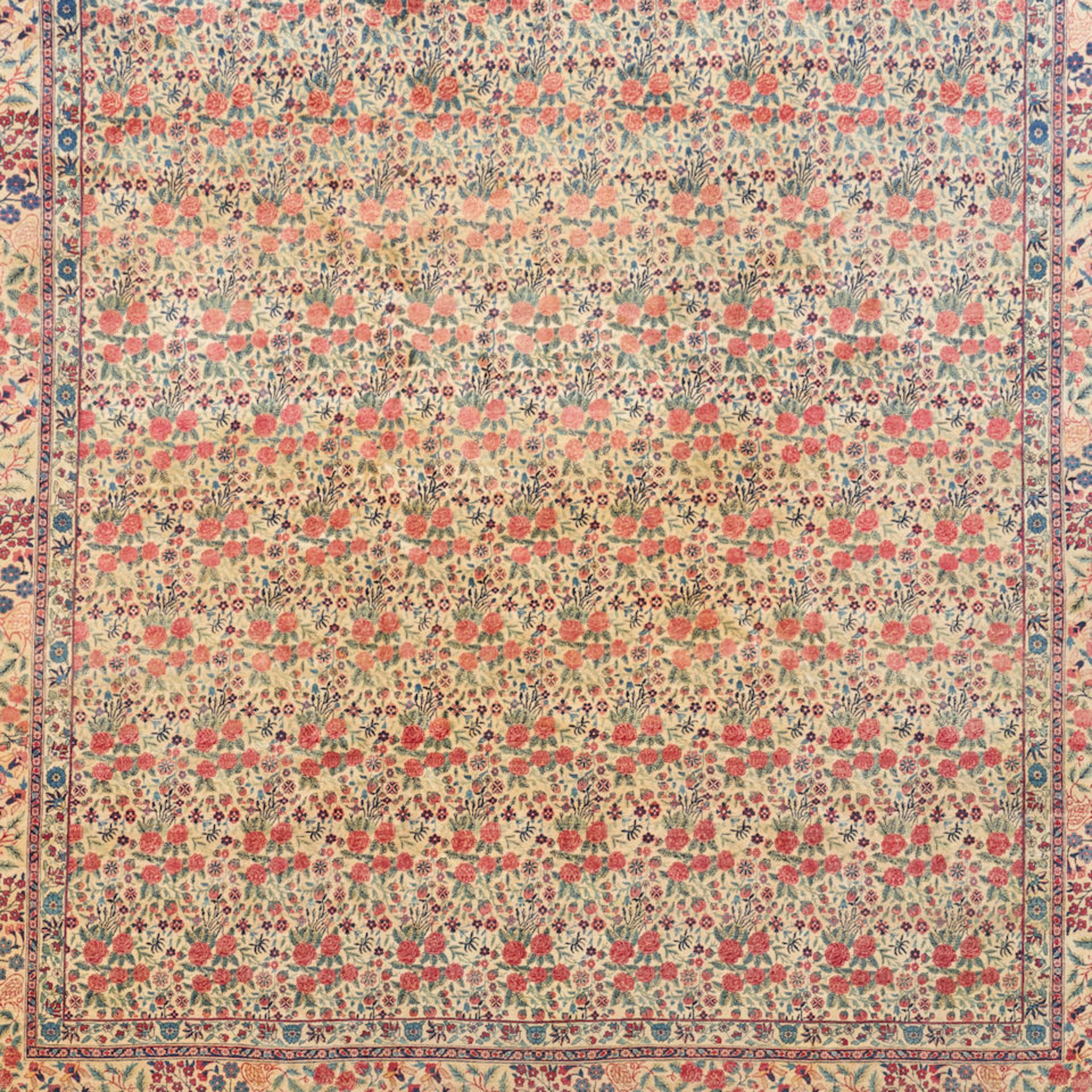 Lavar Kerman Carpet Iran 9 ft. 8 in. x 13 ft. 4 in. - Bild 3 aus 4