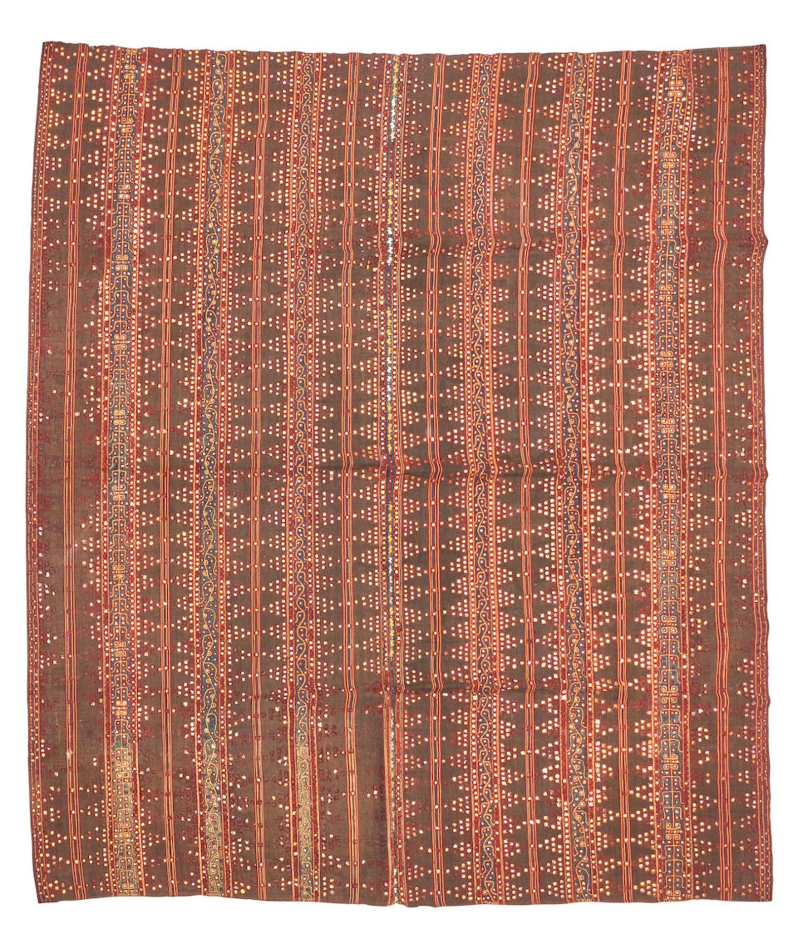 Woman's Skirt Cloth (Tapis) South Sumatra, Indonesia 53 in. x 45 in.