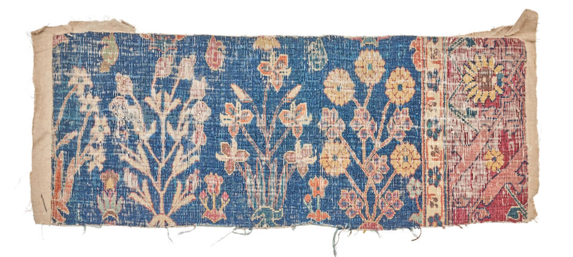 Mughal Carpet Fragment Iran 2 ft. 8 in. x 1 ft. 1 in.