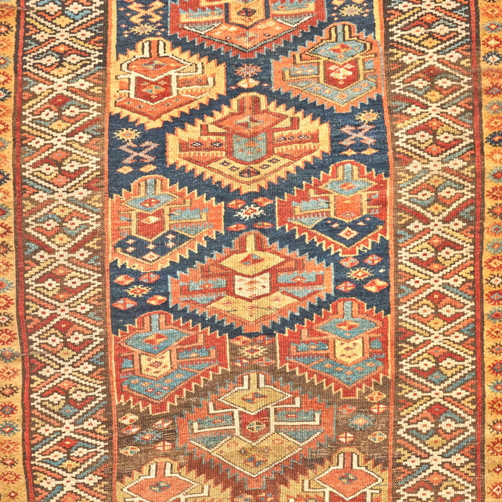 Kurdish Flame Palmette Rug Iran 4 ft. 8 in. x 7 ft. 9 in. - Bild 3 aus 3