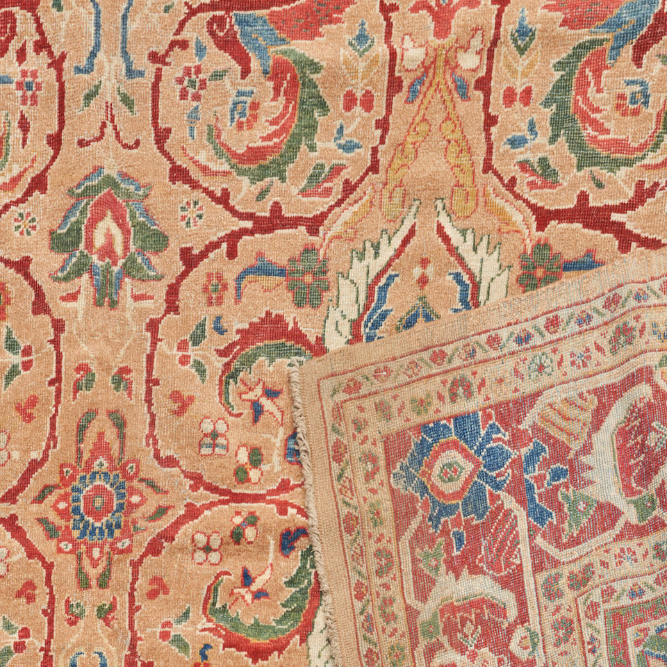 Sultanabad Carpet Iran 10 ft. 3 in. x 13 ft.3 in. - Image 2 of 3