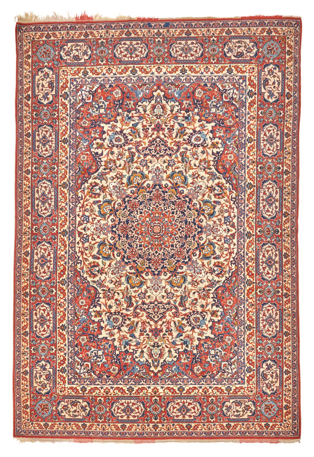 Isphahan Rug Iran 4 ft. 9 in. x 7 ft. 2 in.