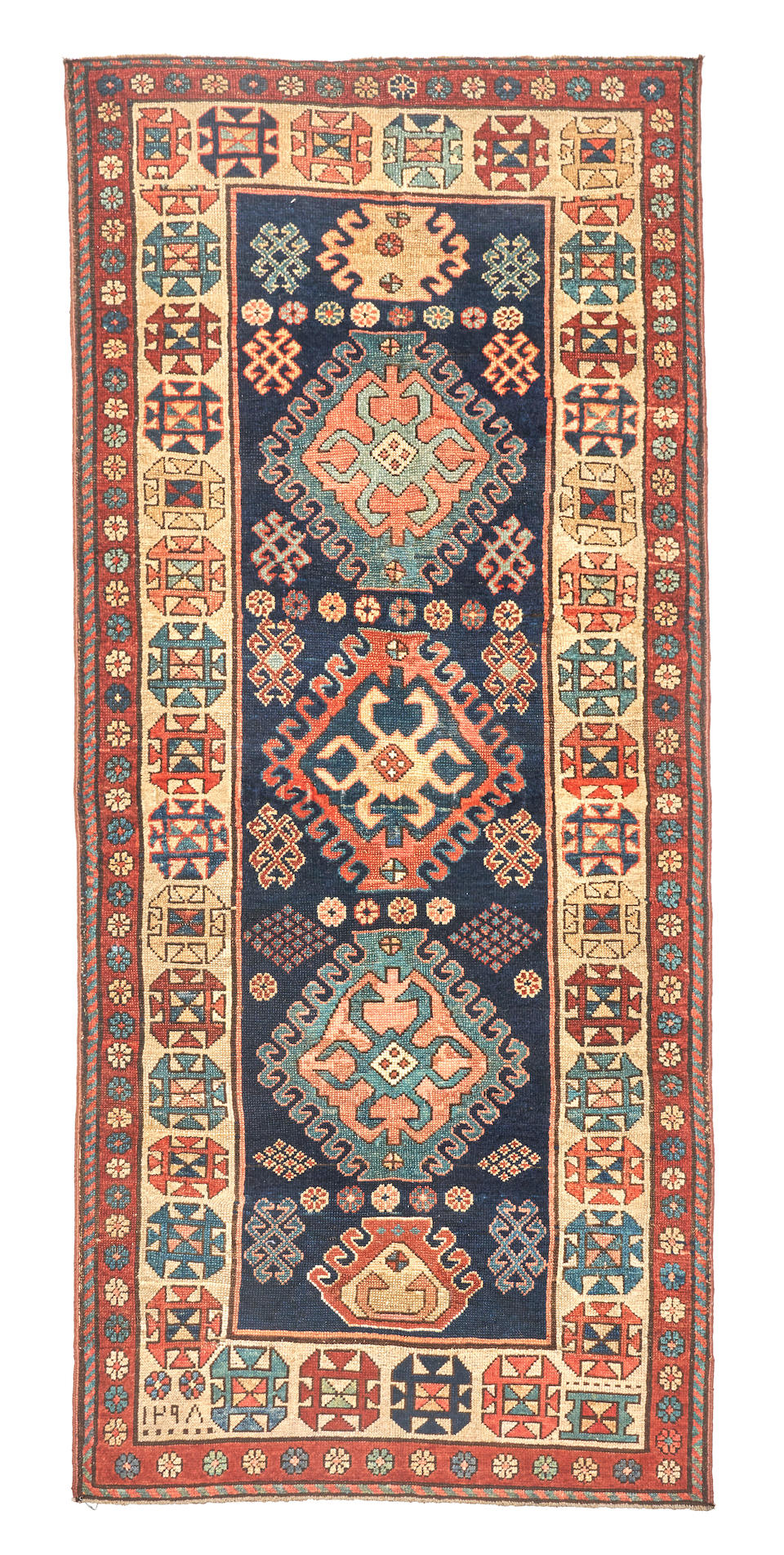 Caucasian Genje Rug Caucasus 3 ft. 1 in. x 6 ft. 7 in.