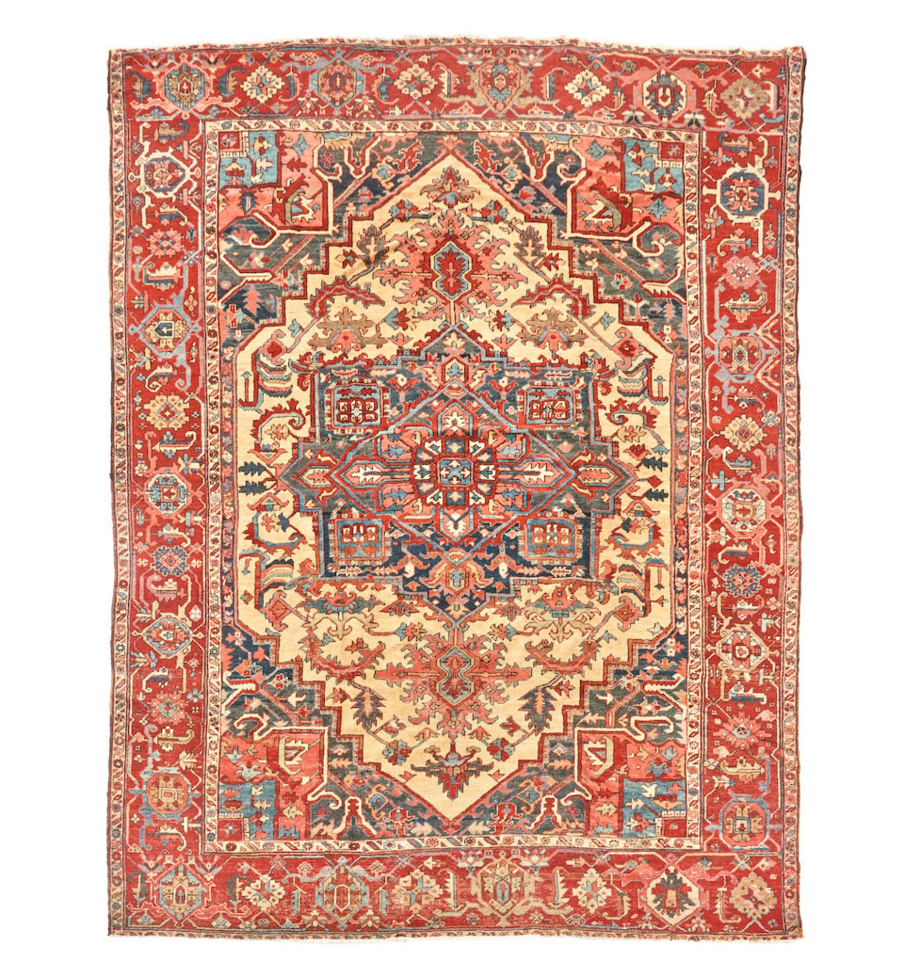 Heriz Carpet Iran 9 ft. 9 in. x 13 ft. 5 in.