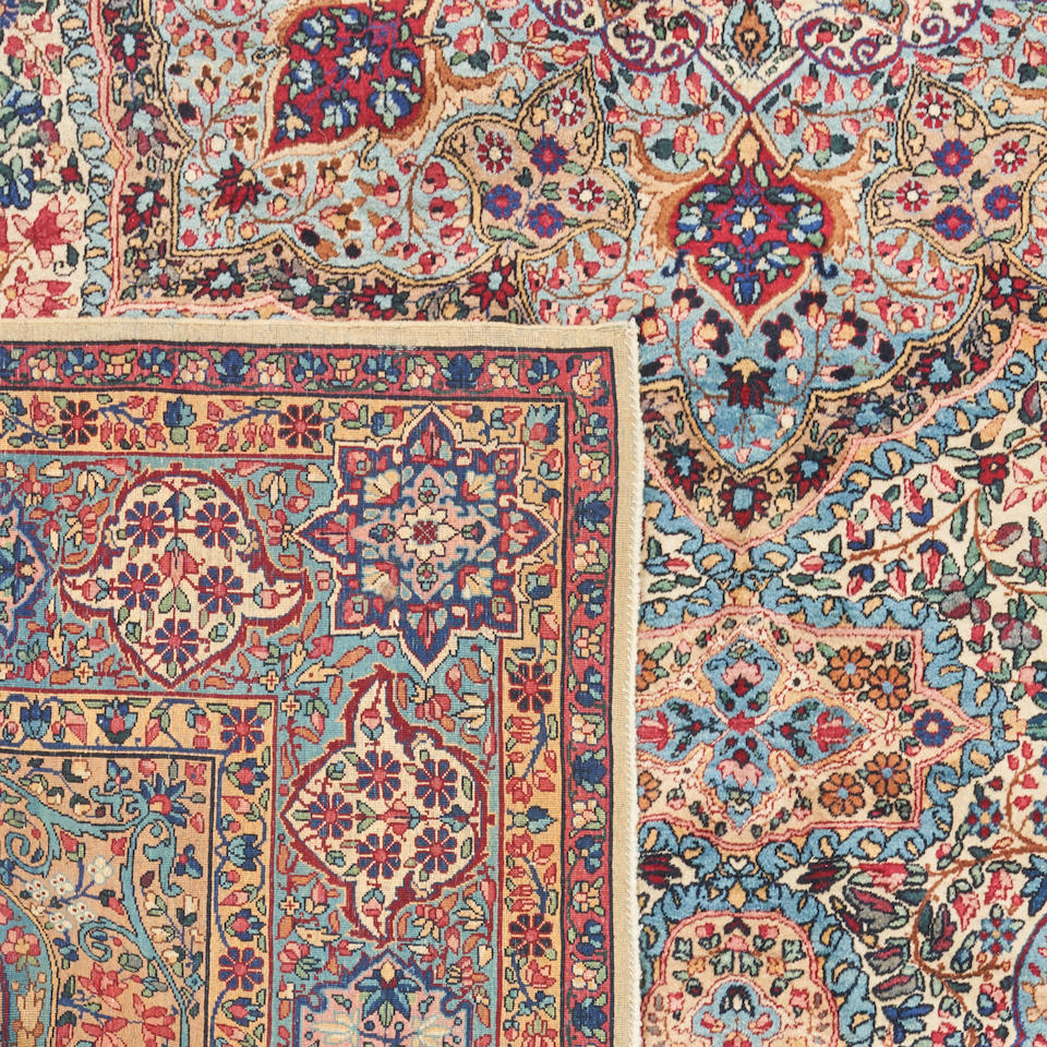 Kerman Area Rug Iran 7 ft. 4 in. x 9 ft. 6 in. - Image 2 of 2