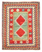 Bordjalou Kazak Rug Caucasus 3 ft. 5 in. x 4 ft. 8 in.