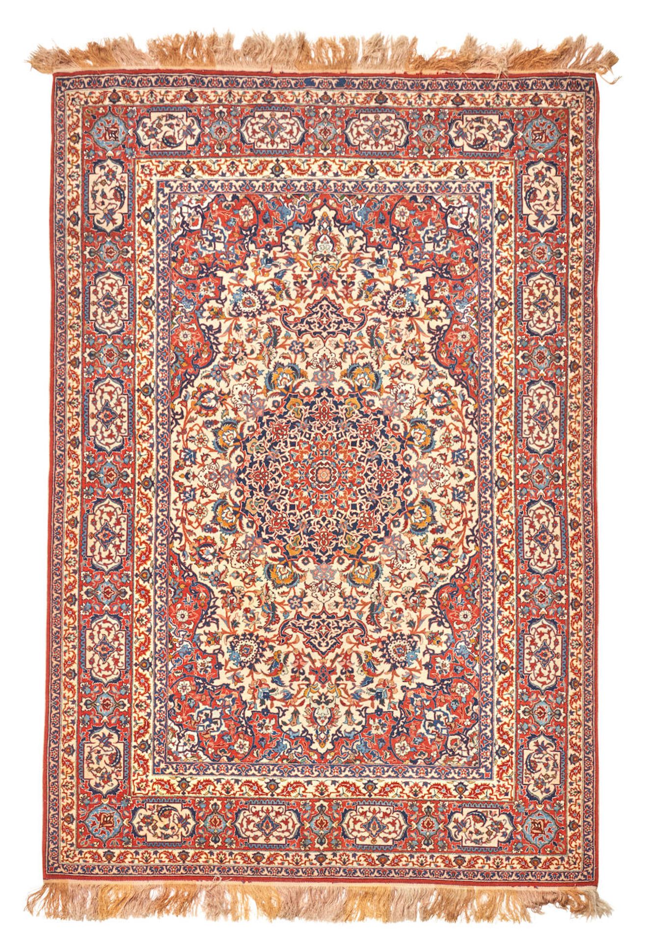 Isphahan Rug Iran 4 ft. 9 in. x 7 ft. 9 in.
