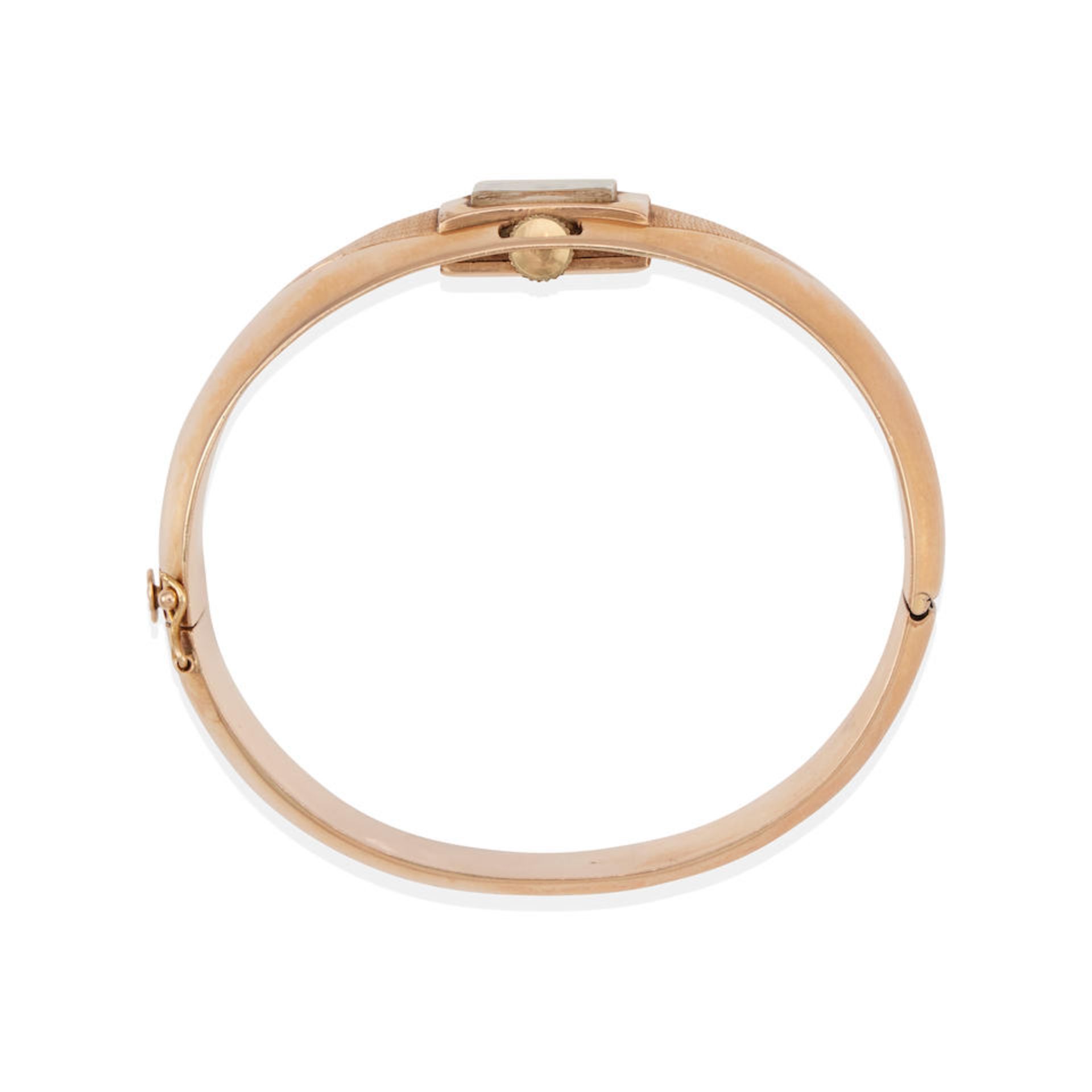 A 14K GOLD BANGLE WRISTWATCH - Image 2 of 2