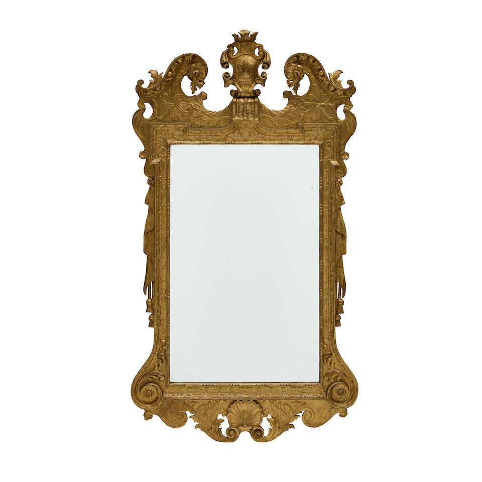 A GEORGE II GILTWOOD MIRRORMid-18th century