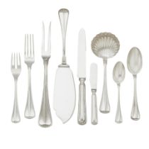 A BUCCELLATI STERLING SILVER FLATWARE SERVICE FOR TWELVE by Buccellati, 20th/21st century