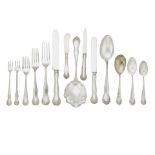 AN AMERICAN STERLING SILVER PART FLATWARE SERVICE by Gorham, Providence, Rhode Island, 20th century