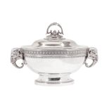 AN AMERICAN STERLING SILVER SOUP TUREEN by Tiffany & Co., New York, New York, circa 1853