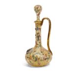 A MOSER GILT AND ENAMELLED PALE GOLD SMALL EWERLate 19th century